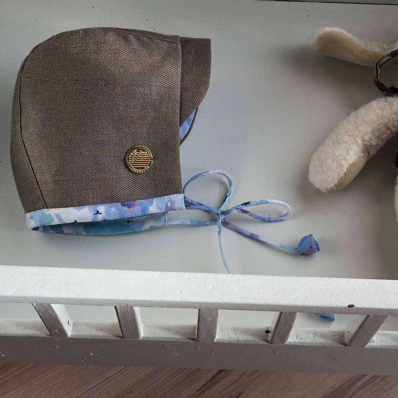 VINDSKYDD Bremlue Brass linen Liberty birds (50/54)